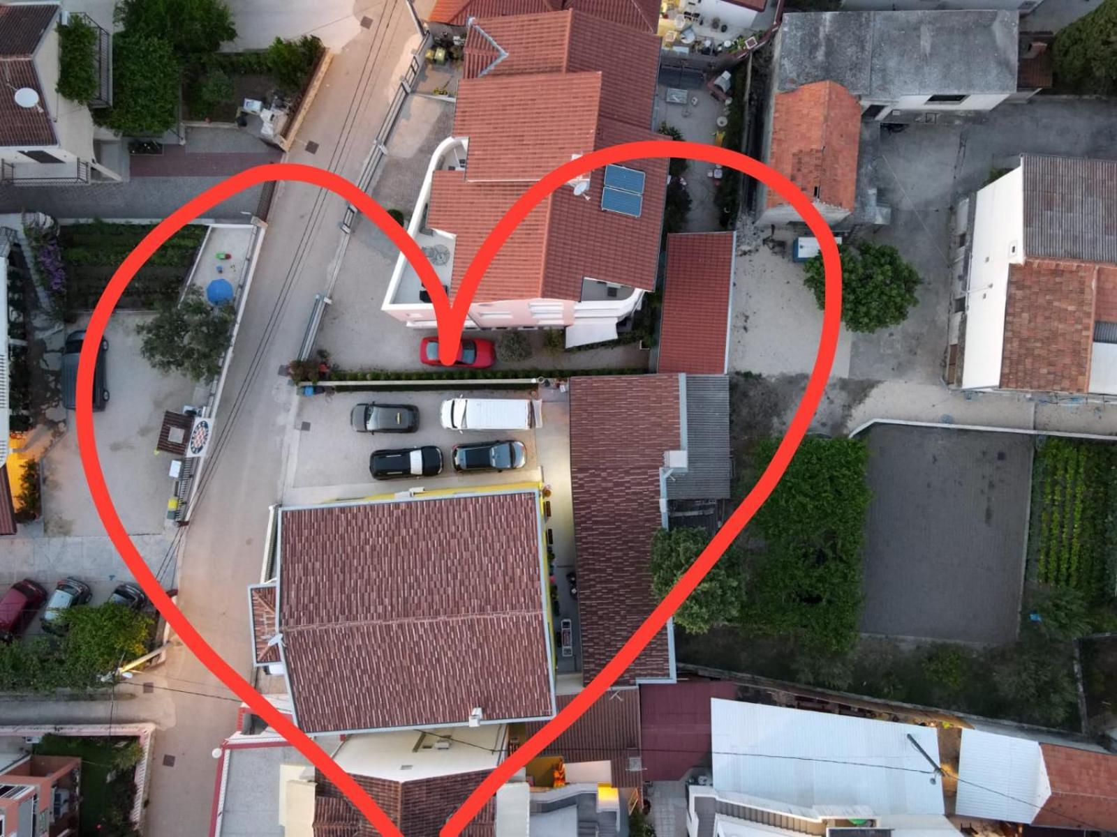 Apartments Luka Pakoštane Eksteriør bilde